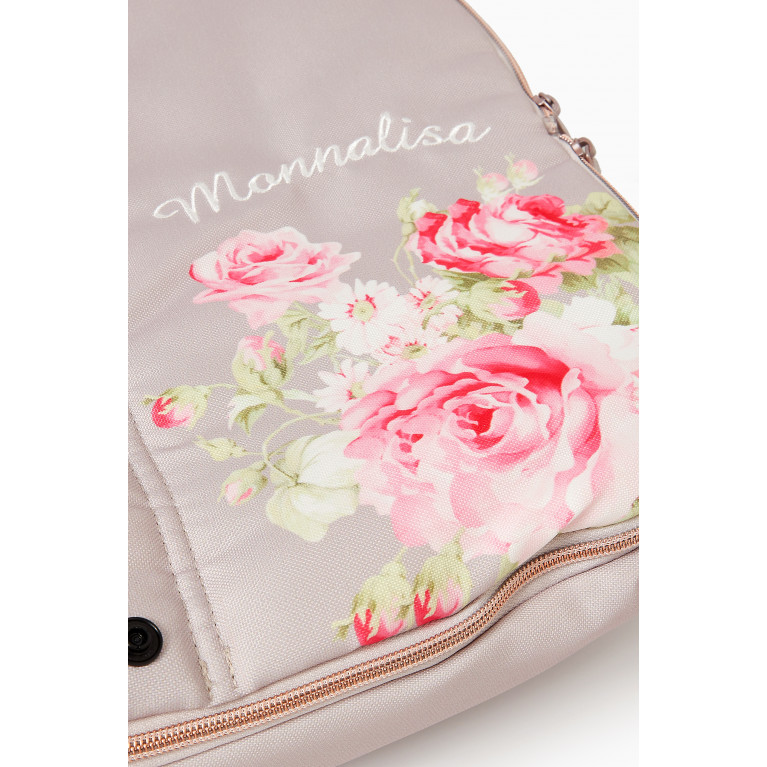 Monnalisa - Floral Print Sleeping Bag Neutral