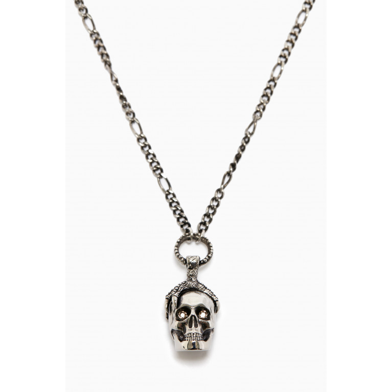 Alexander McQueen - Victorian Skull Necklace in Brass