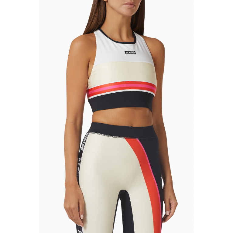 P.E. Nation - Reframe Sports Bra in Recycled Polyester