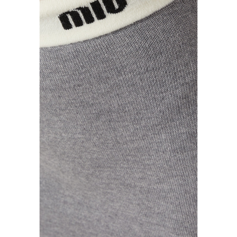 Miu Miu - Logo Band Mini Skirt