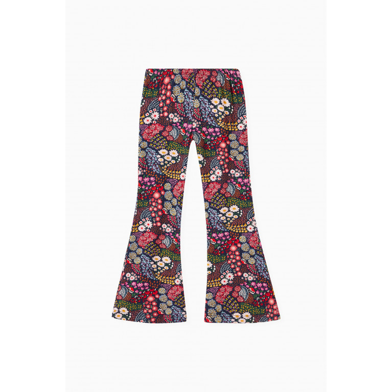 Raspberry Plum - Meara Floral Pants in Cotton
