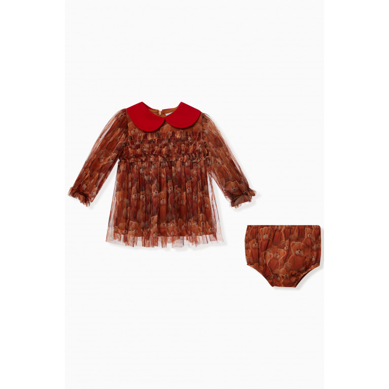 Raspberry Plum - Teddy Bear Dress in Polyester