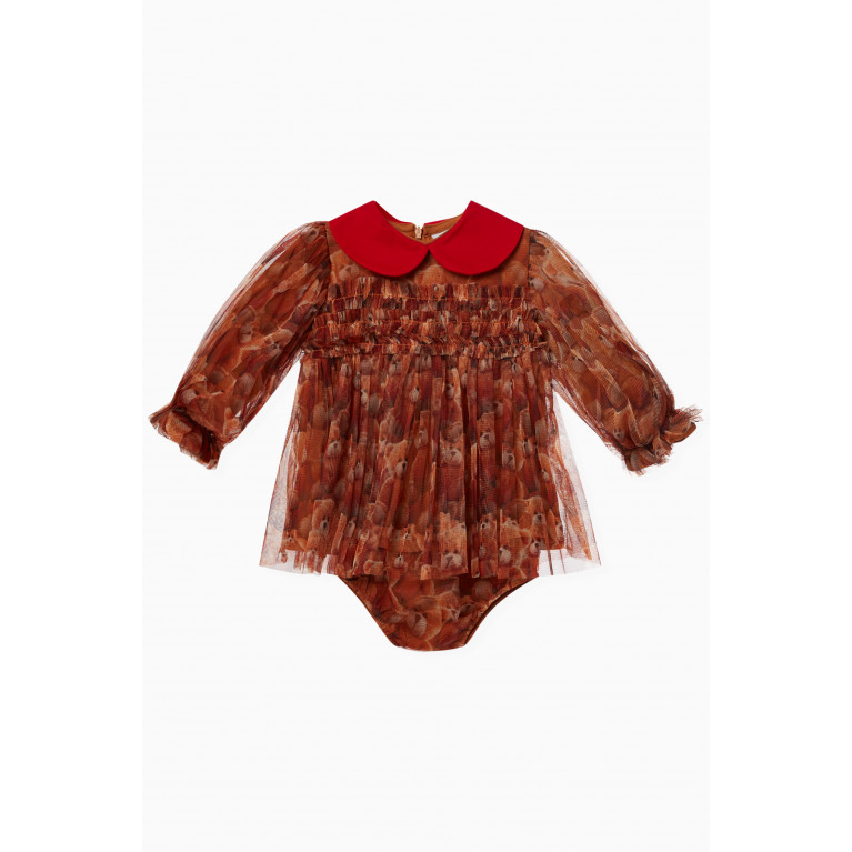 Raspberry Plum - Teddy Bear Dress in Polyester
