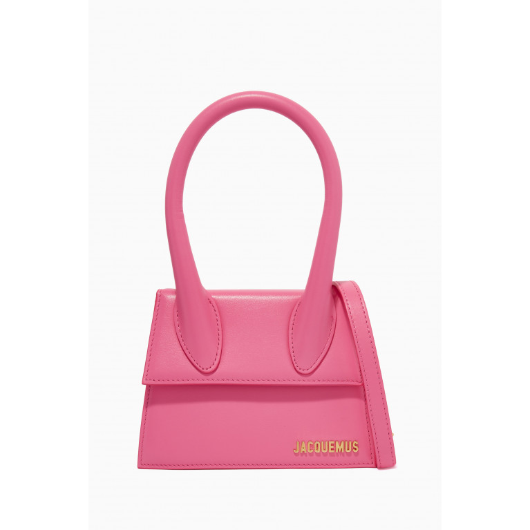 Jacquemus - Le Chiquito Moyen Tote Bag in Smooth-leather Pink