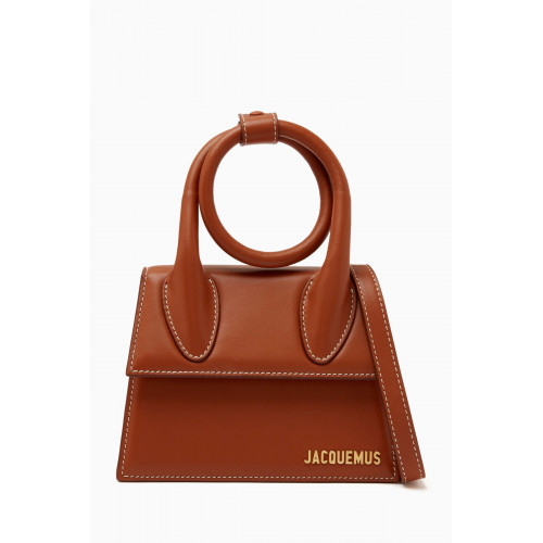 Jacquemus - Le Chiquito Noeud Shoulder Bag in Smooth-leather