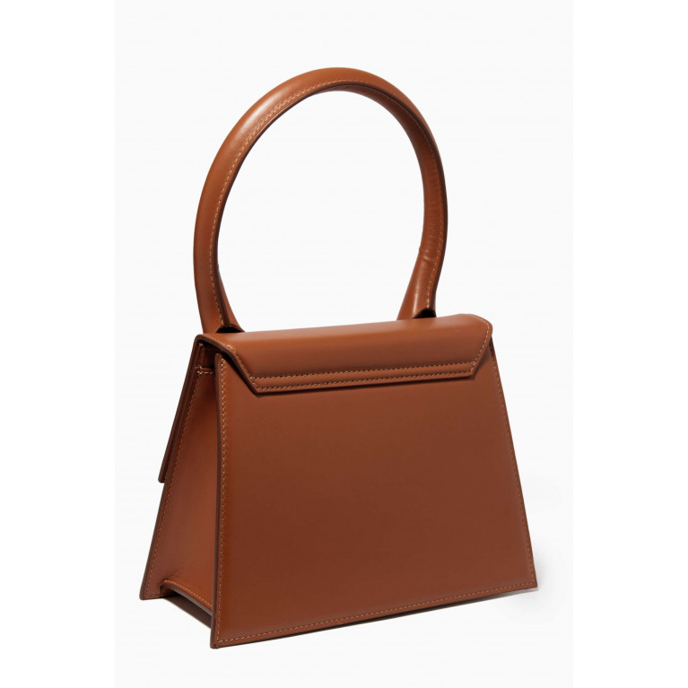 Jacquemus - Le Grand Chiquito Tote Bag in Smooth Leather Brown