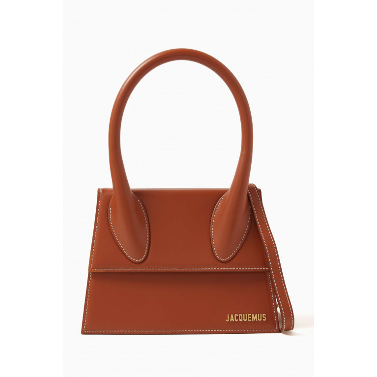 Jacquemus - Le Grand Chiquito Tote Bag in Smooth Leather Brown