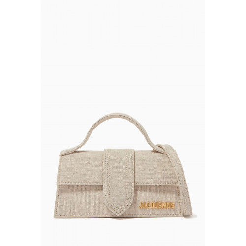 Jacquemus - Le Bambino Mini Flap Bag in Linen