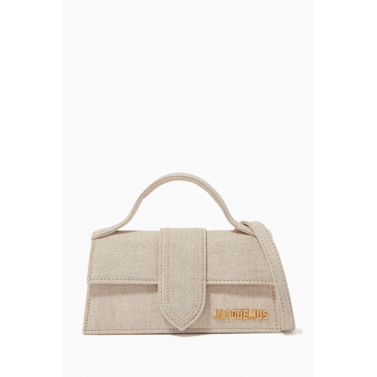 Jacquemus - Le Bambino Mini Flap Bag in Linen