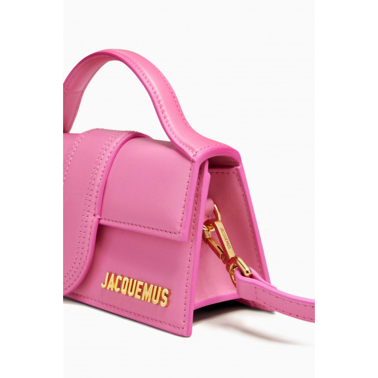 Jacquemus - Le Bambino Mini Tote Bag in Leather Pink
