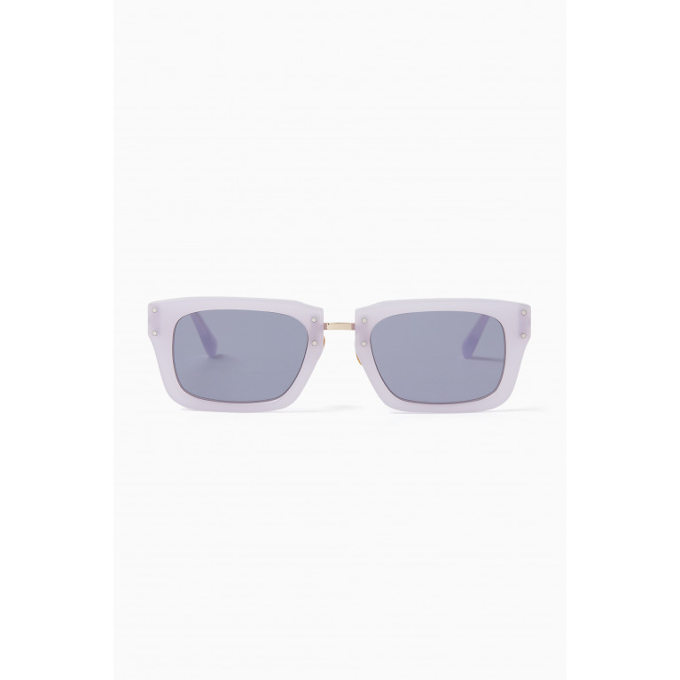 Jacquemus - Les Lunettes Soli Sunglasses in Acetate & Metal Purple