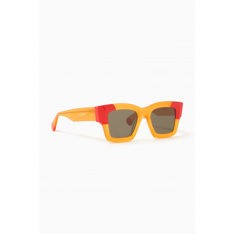 Jacquemus - Les Lunettes Baci Sunglasses in Acetate Orange