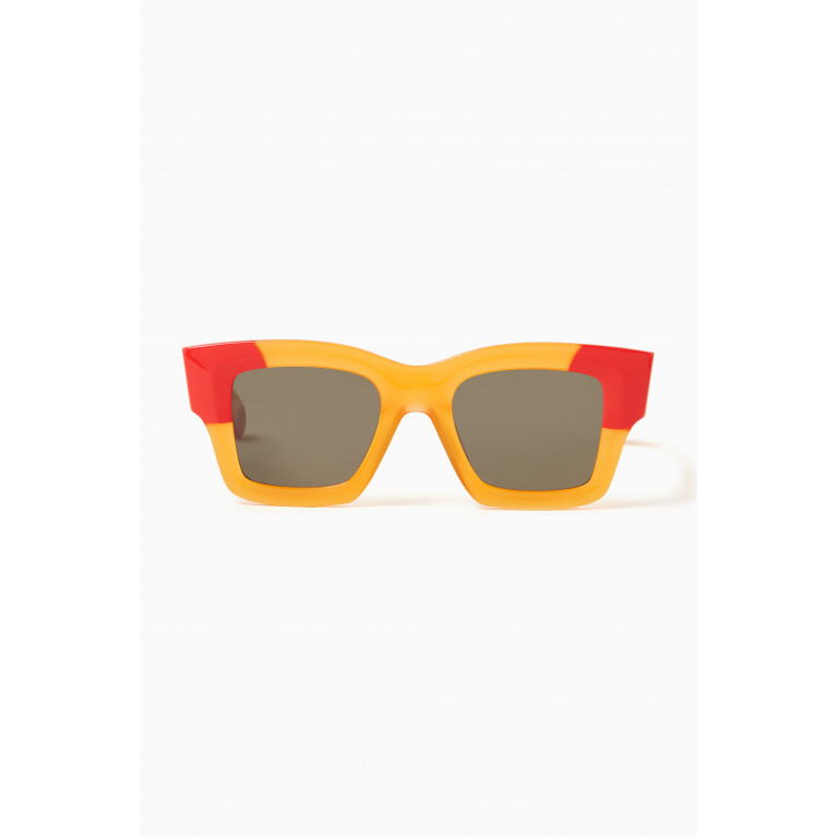 Jacquemus - Les Lunettes Baci Sunglasses in Acetate Orange