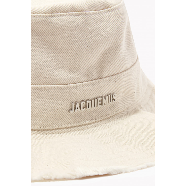 Jacquemus - Le Bob Artichaut Hat in Cotton Neutral