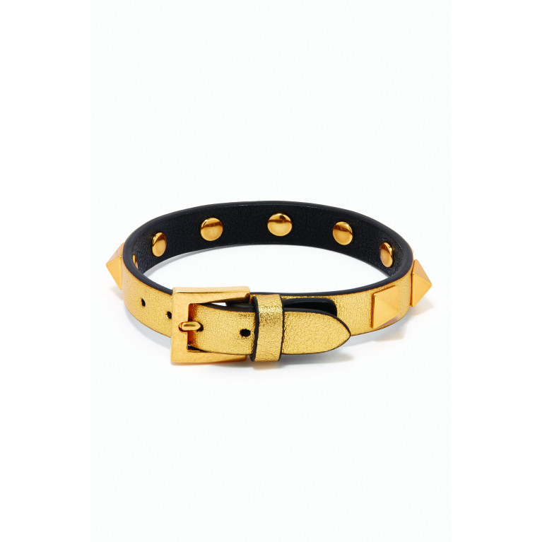 Valentino - Valentino Garavani Rockstud Bracelet in Laminated Leather