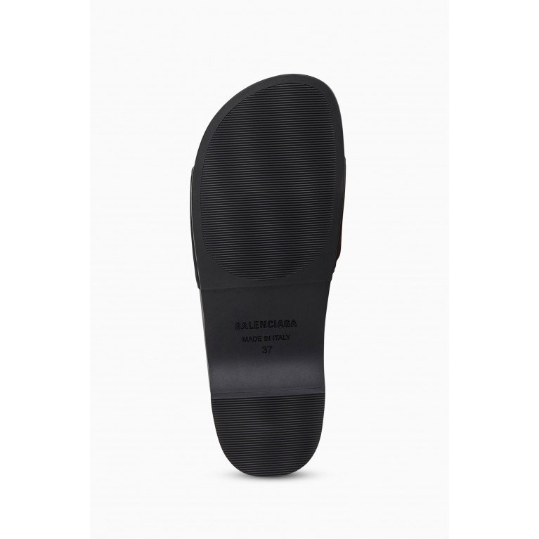 Balenciaga - Pool Clog Slide Sandals in Rubber