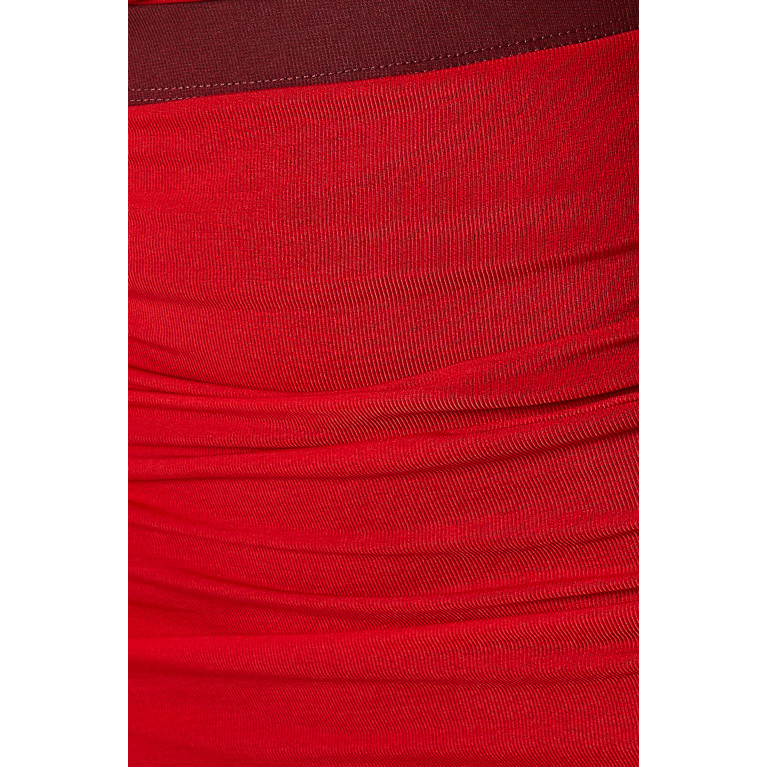Simon Miller - Pluto Midi Skirt in Nylon-mesh Red