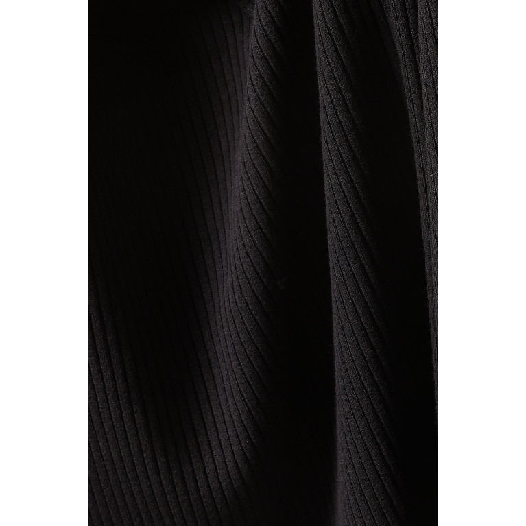 Simon Miller - Saturn Wide-leg Pants in Rib-knit Black