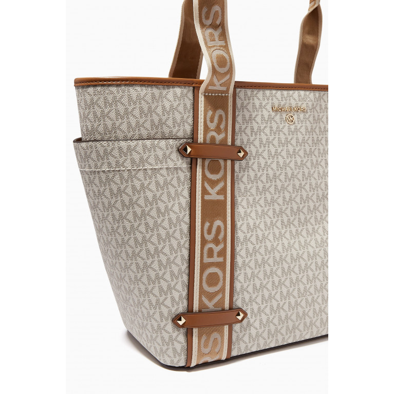 MICHAEL KORS - Large Maeve Tote Bag in Logo Canvas