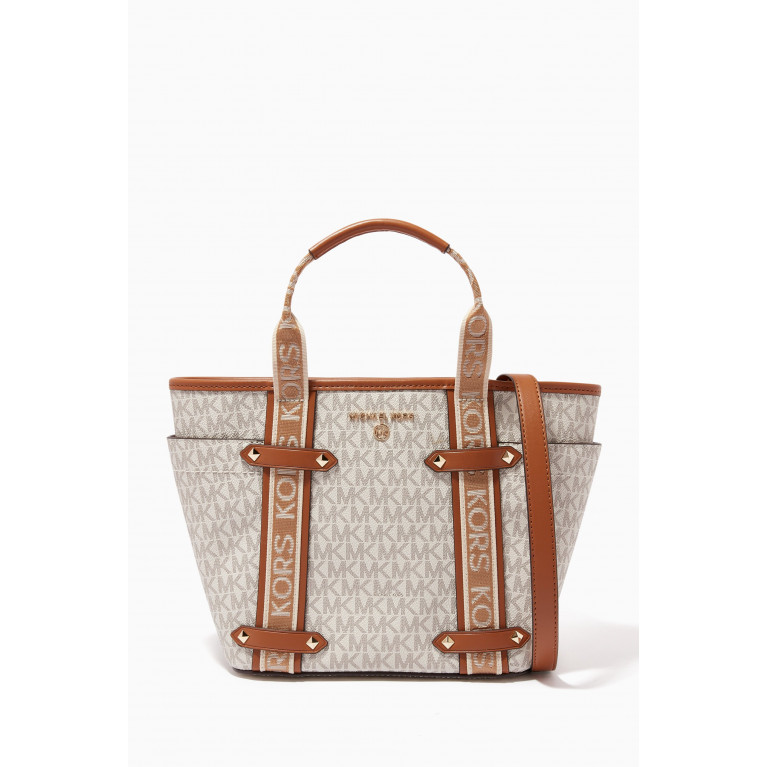 MICHAEL KORS - Small Maeve Tote Bag in Logo Canvas