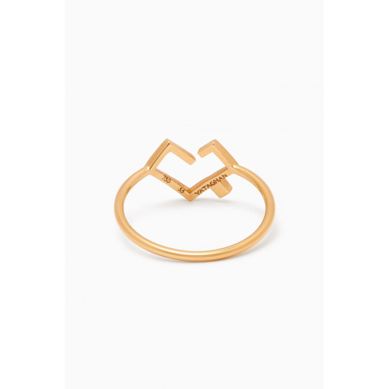 Yataghan Jewellery - Hubb Diamond Ring in 18kt Gold White