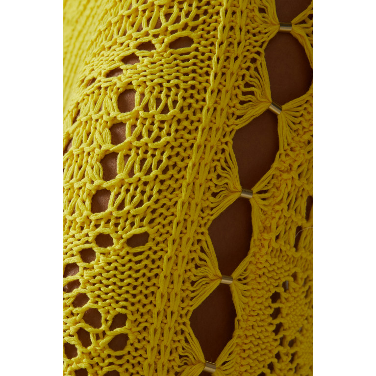 Alexis - Karliah Maxi Dress in Sheer Cotton Yellow