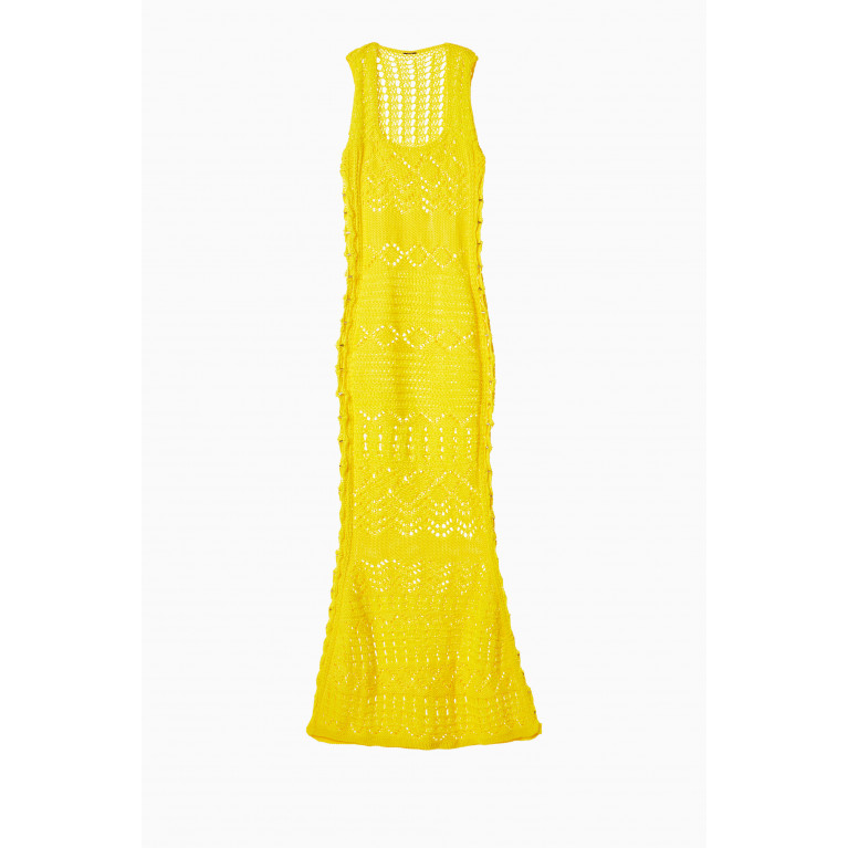 Alexis - Karliah Maxi Dress in Sheer Cotton Yellow