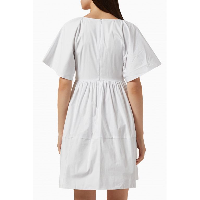 Sunset Lover - Lucile Mini Dress in Organic Cotton White
