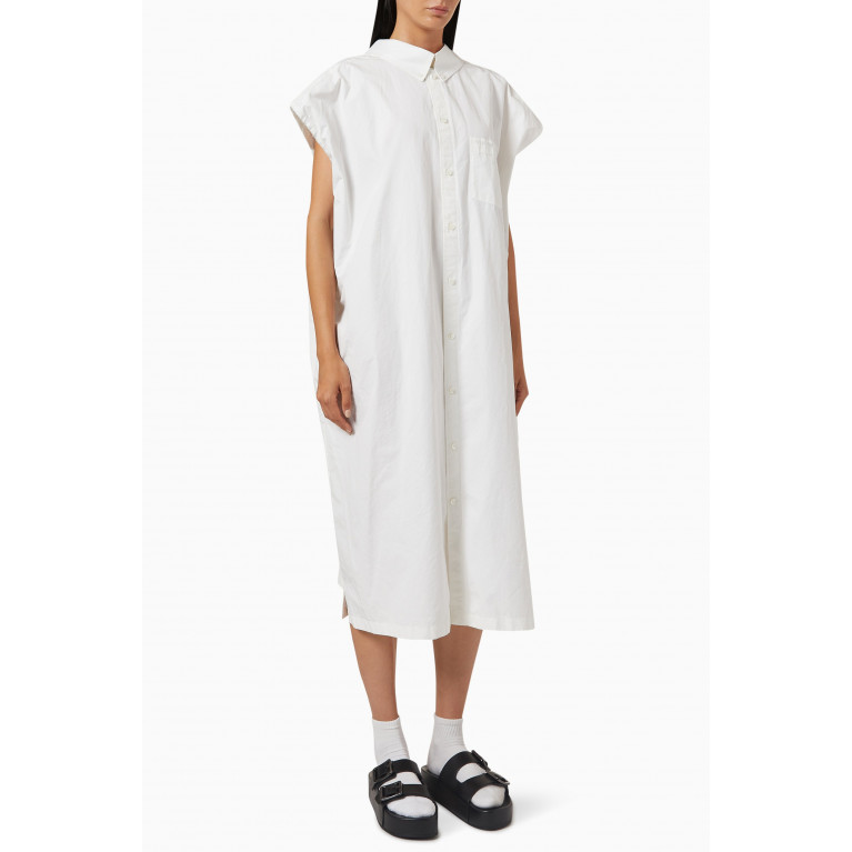 Balenciaga - Rawcut Shirt Dress in Cotton Poplin