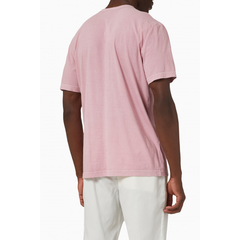 James Perse - Crew Neck T-shirt in Jersey Pink