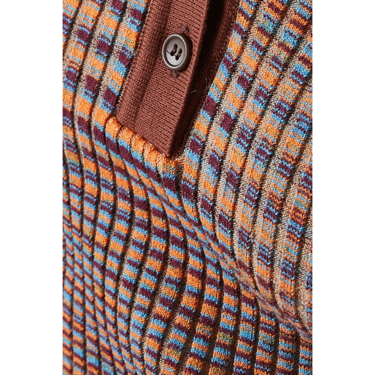 Jacquemus - La Robe Zucca in Rib-knit Brown