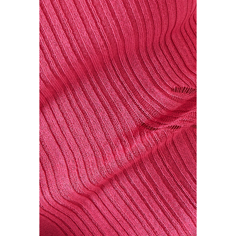 Jacquemus - La Robe Lenzuolo in Viscose-knit Pink