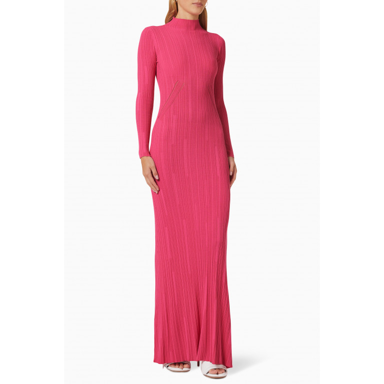 Jacquemus - La Robe Lenzuolo in Viscose-knit Pink