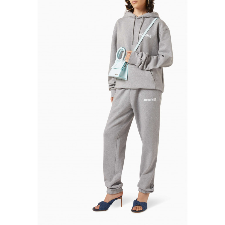 Jacquemus - Relaxed Fit Sweatpants in Cotton Grey