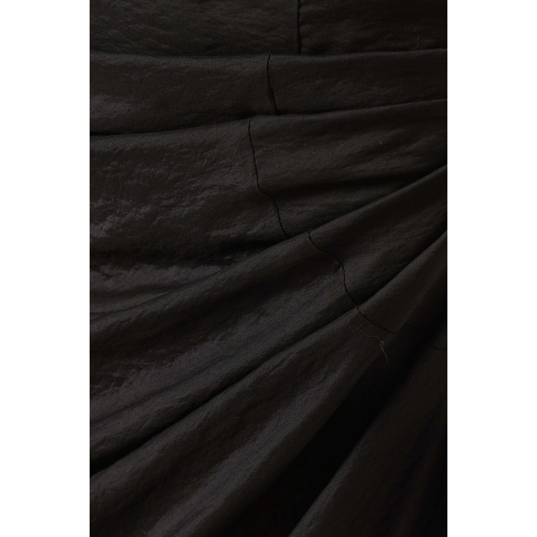 Jacquemus - La Robe Saudade Longue in Viscose Black