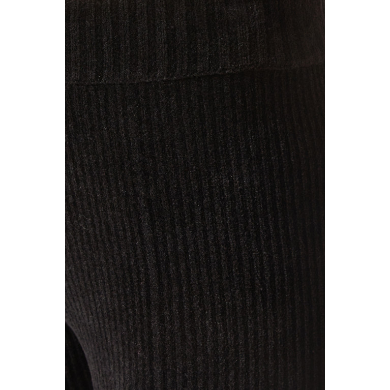 Jacquemus - Le Pantalon Duci in Rib-knit Black