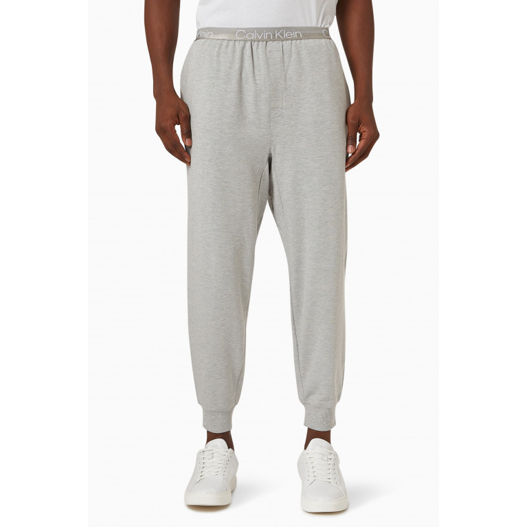 Calvin Klein - Modern Structure Lounge Sweatpants in Cotton Terry Grey