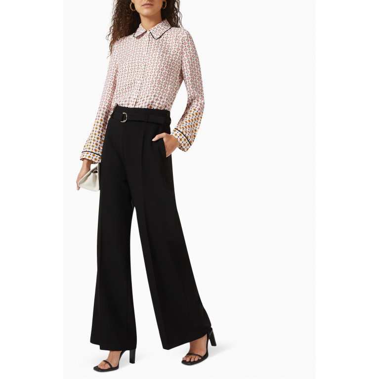 Maje - Wide Belted Pants