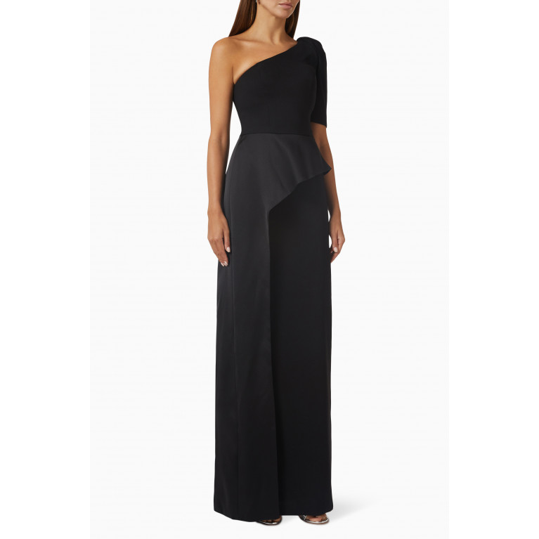 NASS - One-Shoulder Gown in Satin