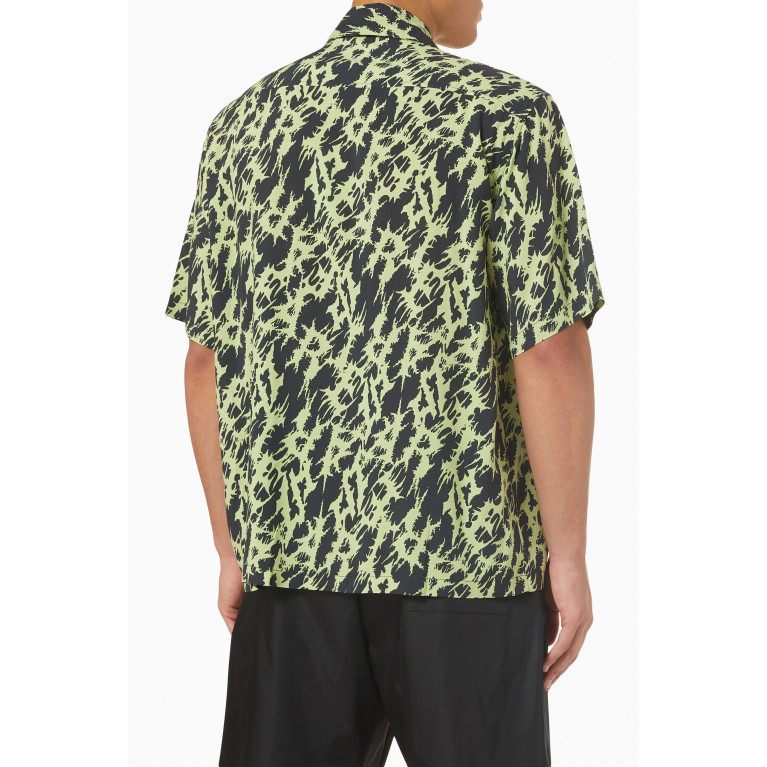 Aries - Metal Hawaiian Shirt in Rayon