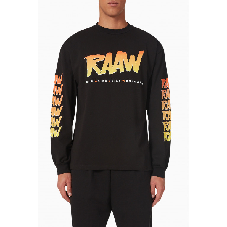 Aries - RAAW Graphic-print T-shirt in Cotton-jersey