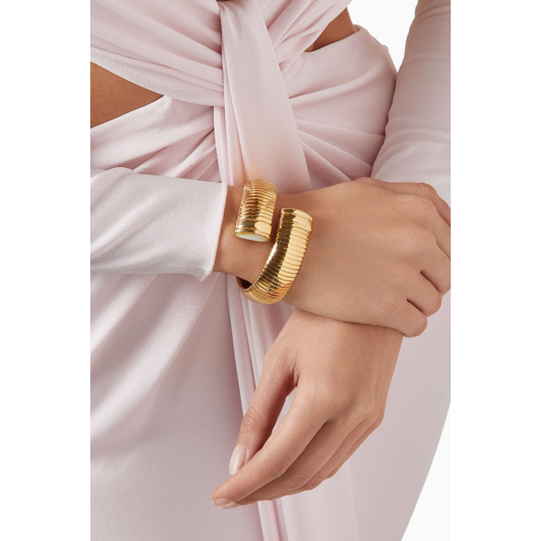 Gas Bijoux - Antigone Mother-of-pearl Bracelet in Gold-plated Metal
