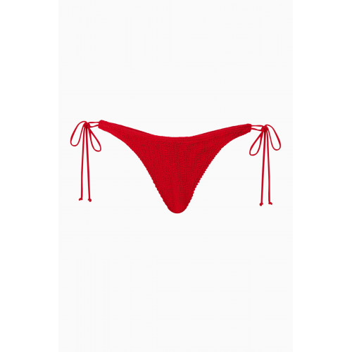 Bond-Eye - Serenity Eco Bikini Bottoms in Regenerated Nylon Red