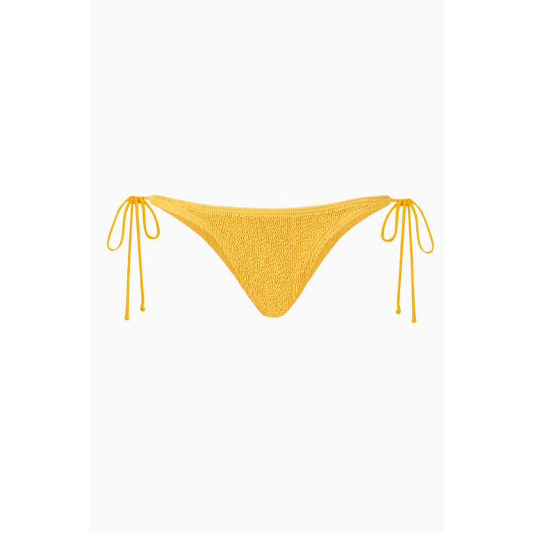 Bond-Eye - Serenity Eco Bikini Bottoms in Regenerated Nylon Yellow