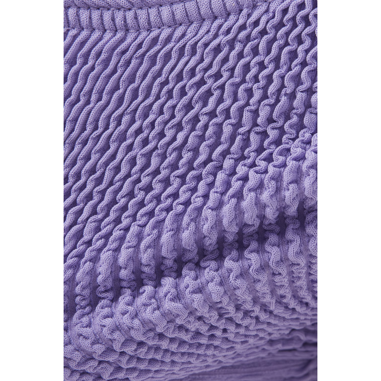 Bond-Eye - Sign Eco Bikini Bottoms in Regenerated Nylon Purple