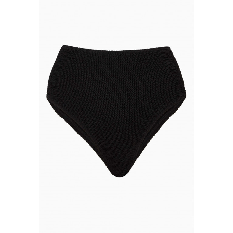 Bond-Eye - Palmer Eco Bikini Bottoms in Regenerated Nylon Black