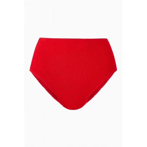 Bond-Eye - Palmer Eco Bikini Bottoms in Regenerated Nylon Red