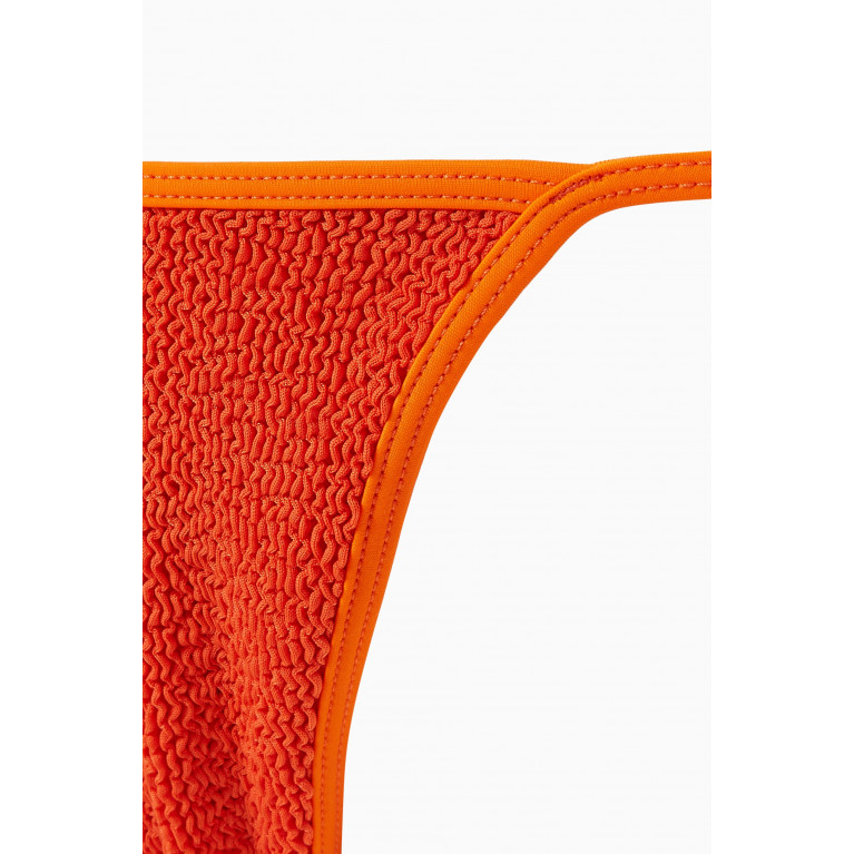Bond-Eye - Larisa Eco Bikini Bottoms in Regenerated Nylon Orange