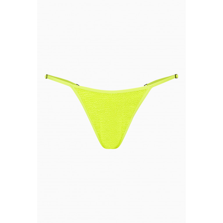 Bond-Eye - Larisa Eco Bikini Bottoms in Regenerated Nylon Yellow