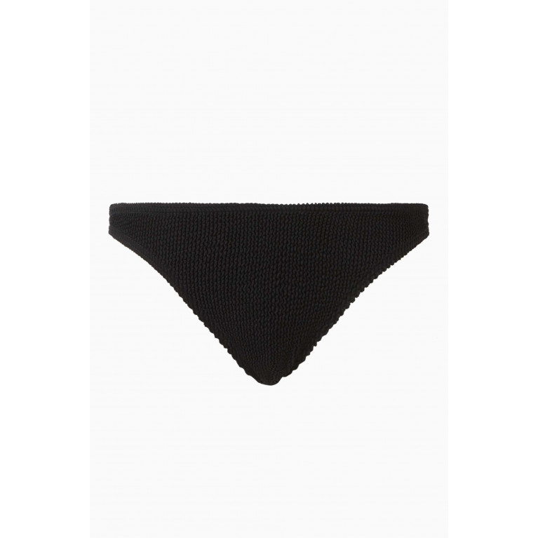 Bond-Eye - Sinner Eco Bikini Bottoms in Regenerated Nylon Black